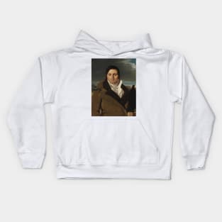 Joseph-Antoine Moltedo by Jean-Auguste-Dominique Ingres Kids Hoodie